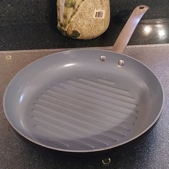 Todd English Green Grill Frying Pan - Picture 2 of 15